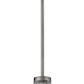 Z-Lite Flair 5" 1-Light Antique Nickel Pendant Light With Clear Glass Shade