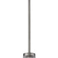 Z-Lite Flair 5" 1-Light Antique Nickel Pendant Light With Clear Glass Shade