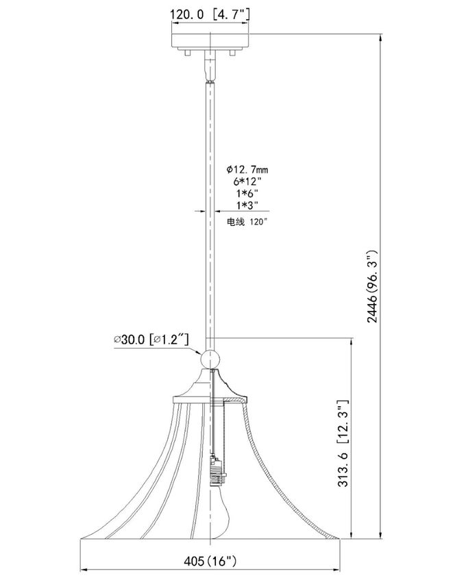 Z-Lite Fleur 1-Light Brushed Nickel Steel Frame Opal Etched Glass Shade Pendant Light
