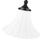 Z-Lite Fleur 1-Light Matte Black Steel Frame Opal Etched Glass Shade Pendant Light