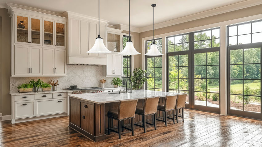 Z-Lite Fleur 1-Light Matte Black Steel Frame Opal Etched Glass Shade Pendant Light