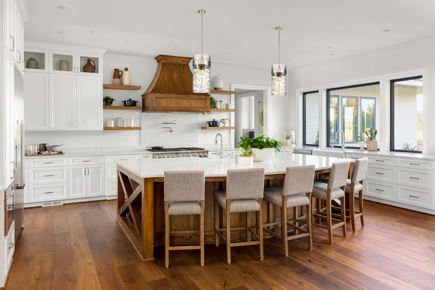 Z-Lite Fontaine 13" 4-Light Brushed Nickel Pendant Light With Clear Glass Shade