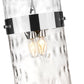 Z-Lite Fontaine 13" 4-Light Polished Nickel Pendant Light With Clear Glass Shade
