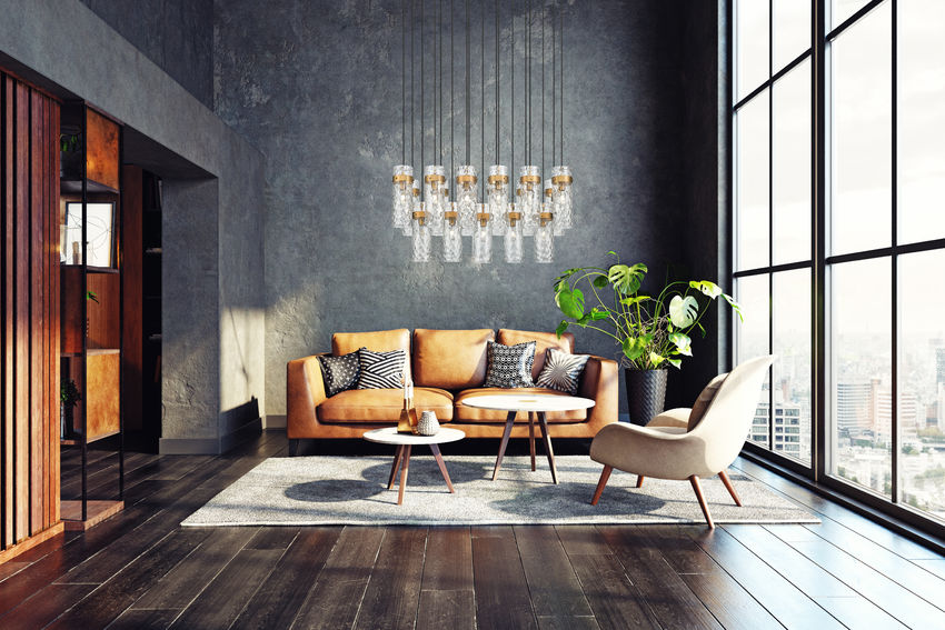 Z-Lite Fontaine 17-Lights Rubbed Brass Steel Frame Clear Waterglass Glass Shade Linear Chandelier