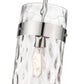 Z-Lite Fontaine 6" 1-Light Polished Nickel Pendant Light With Clear Glass Shade