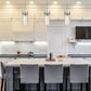 Z-Lite Fontaine 6" 1-Light Polished Nickel Pendant Light With Clear Glass Shade