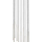 Z-Lite Forest 11-Light LED-Integrated Brushed Nickel Steel Chandelier