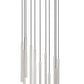 Z-Lite Forest 11-Light LED-Integrated Brushed Nickel Steel Chandelier