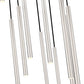 Z-Lite Forest 11-Light LED-Integrated Brushed Nickel Steel Chandelier
