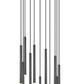 Z-Lite Forest 11-Light LED-Integrated Matte Black Steel Chandelier