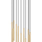 Z-Lite Forest 11-Light LED-Integrated Modern Gold Steel Chandelier