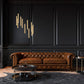Z-Lite Forest 11-Light LED-Integrated Modern Gold Steel Chandelier