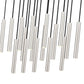 Z-Lite Forest 17-Light LED-Integrated Brushed Nickel Steel Linear Chandelier