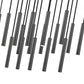 Z-Lite Forest 17-Light LED-Integrated Matte Black Steel Linear Chandelier