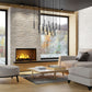 Z-Lite Forest 17-Light LED-Integrated Matte Black Steel Linear Chandelier