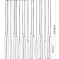 Z-Lite Forest 17-Light LED-Integrated Matte Black Steel Linear Chandelier