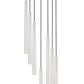 Z-Lite Forest 18" 7-Light LED-Integrated Brushed Nickel Steel Chandelier
