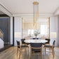 Z-Lite Forest 18" 7-Light LED-Integrated Modern Gold Steel Chandelier