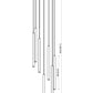Z-Lite Forest 18" 7-Light LED-Integrated Modern Gold Steel Chandelier