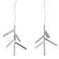 Z-Lite Forest 20" 12-Light LED Chrome Steel Pendant Light