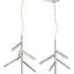 Z-Lite Forest 20" 12-Light LED Chrome Steel Pendant Light
