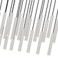 Z-Lite Forest 23-Light LED-Integrated Brushed Nickel Steel Linear Chandelier