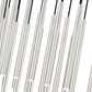 Z-Lite Forest 23-Light LED-Integrated Brushed Nickel Steel Linear Chandelier