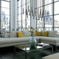 Z-Lite Forest 23-Light LED-Integrated Matte Black Steel Linear Chandelier