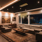 Z-Lite Forest 23-Light LED-Integrated Modern Gold Steel Linear Chandelier