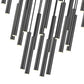 Z-Lite Forest 27-Light LED-Integrated Matte Black Steel Chandelier