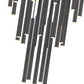 Z-Lite Forest 27-Light LED-Integrated Matte Black Steel Chandelier
