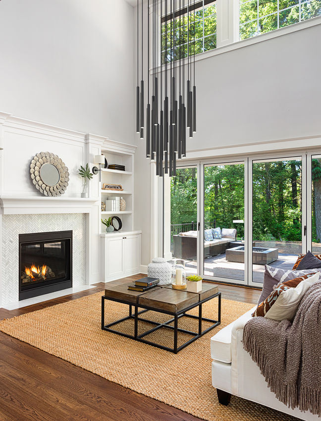 Z-Lite Forest 27-Light LED-Integrated Matte Black Steel Chandelier