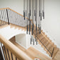 Z-Lite Forest 27-Light LED-Integrated Matte Black Steel Chandelier