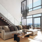 Z-Lite Forest 27-Light LED-Integrated Matte Black Steel Chandelier
