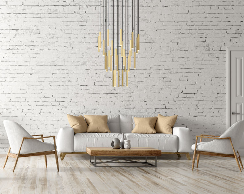Z-Lite Forest 27-Light LED-Integrated Modern Gold Steel Chandelier