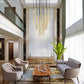 Z-Lite Forest 27-Light LED-Integrated Modern Gold Steel Chandelier