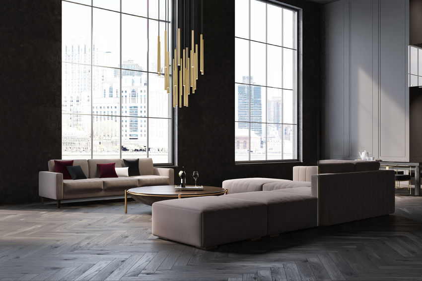 Z-Lite Forest 27-Light LED-Integrated Modern Gold Steel Chandelier