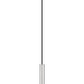 Z-Lite Forest 5" 1-Light LED Brushed Nickel Steel Pendant Light