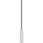 Z-Lite Forest 5" 1-Light LED Brushed Nickel Steel Pendant Light