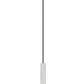Z-Lite Forest 5" 1-Light LED Brushed Nickel Steel Pendant Light