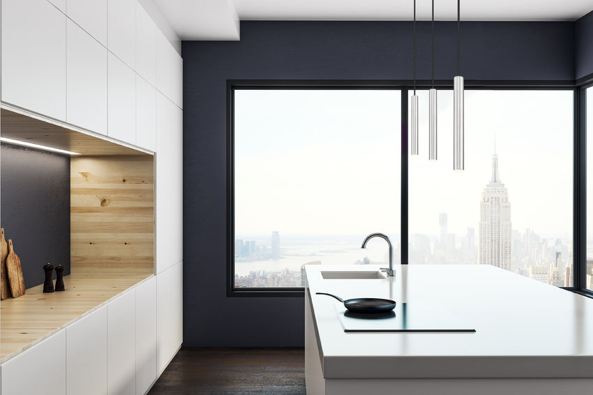 Z-Lite Forest 5" 1-Light LED Brushed Nickel Steel Pendant Light