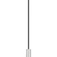 Z-Lite Forest 5" 1-Light LED Brushed Nickel Steel Pendant Light