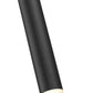 Z-Lite Forest 5" 1-Light LED Matte Black Steel Pendant Light