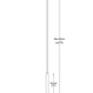 Z-Lite Forest 5" 1-Light LED Matte Black Steel Pendant Light