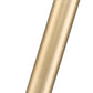 Z-Lite Forest 5" 1-Light LED Modern Gold Steel Pendant Light