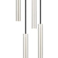 Z-Lite Forest 5-Light LED-Integrated Brushed Nickel Steel Chandelier