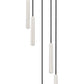 Z-Lite Forest 5-Light LED-Integrated Brushed Nickel Steel Chandelier