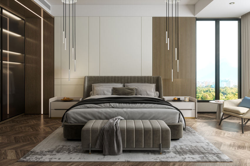 Z-Lite Forest 5-Light LED-Integrated Brushed Nickel Steel Chandelier