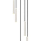 Z-Lite Forest 5-Light LED-Integrated Brushed Nickel Steel Chandelier