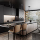 Z-Lite Forest 5-Light LED-Integrated Matte Black Steel Chandelier
